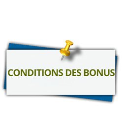 conditions des bonus